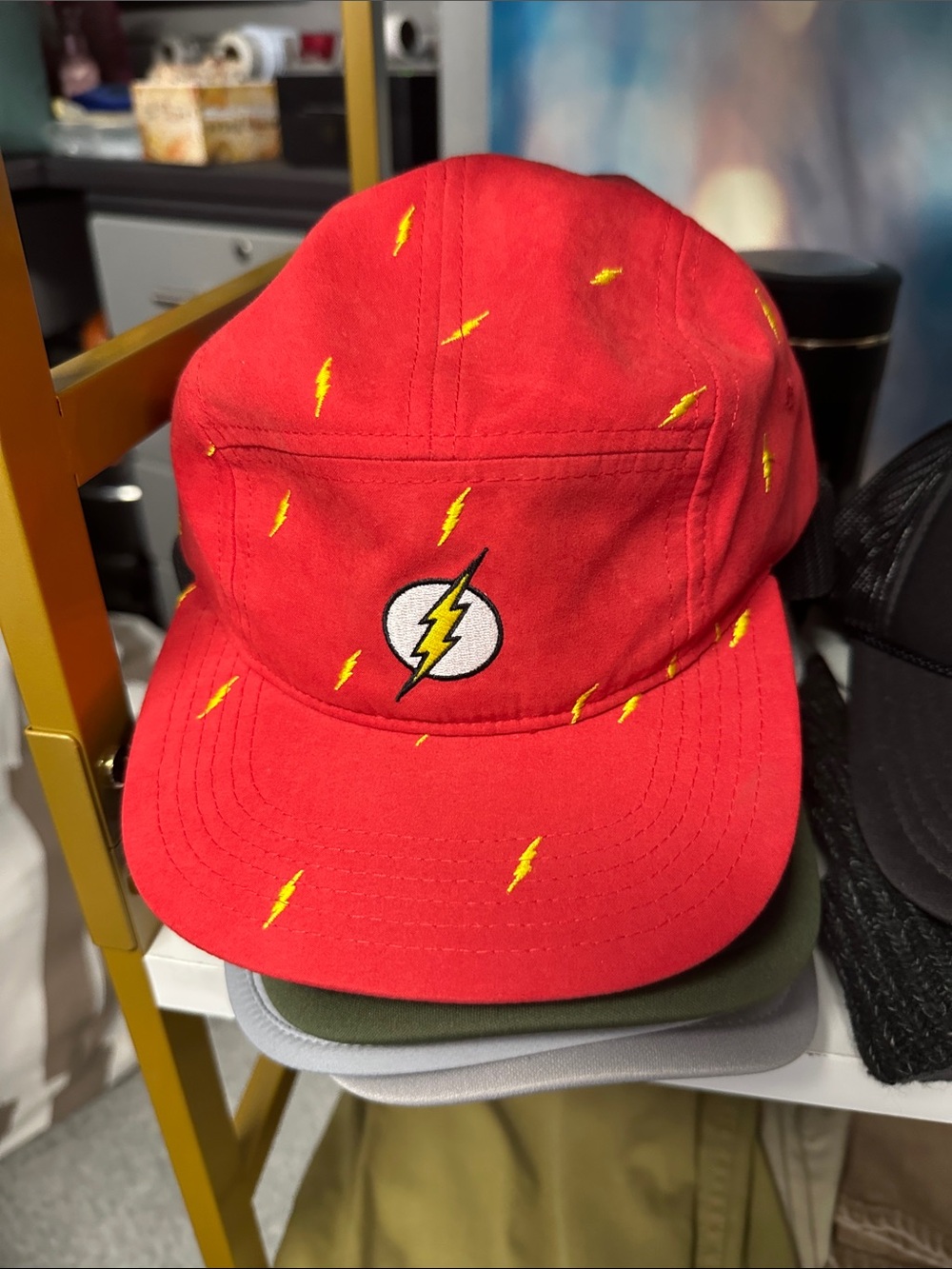 MENS DC comics FLASH hat snap back